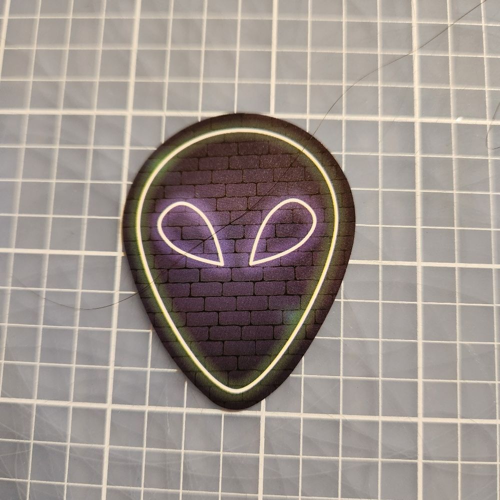 10 for $10 Sticker Alien Neon Cartoon Graffiti Vibrant Colors